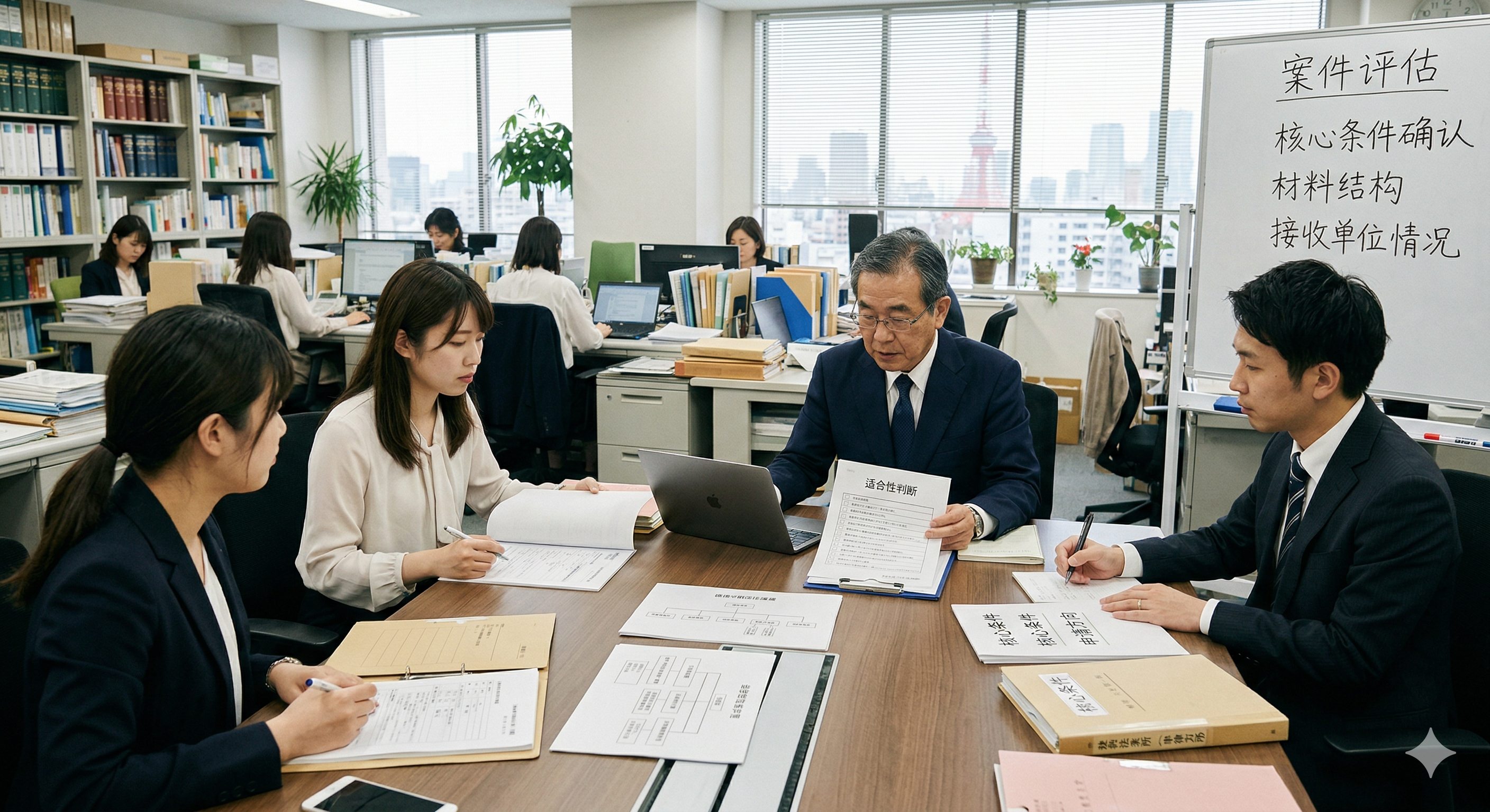 案件评估与事务所内部研判场景