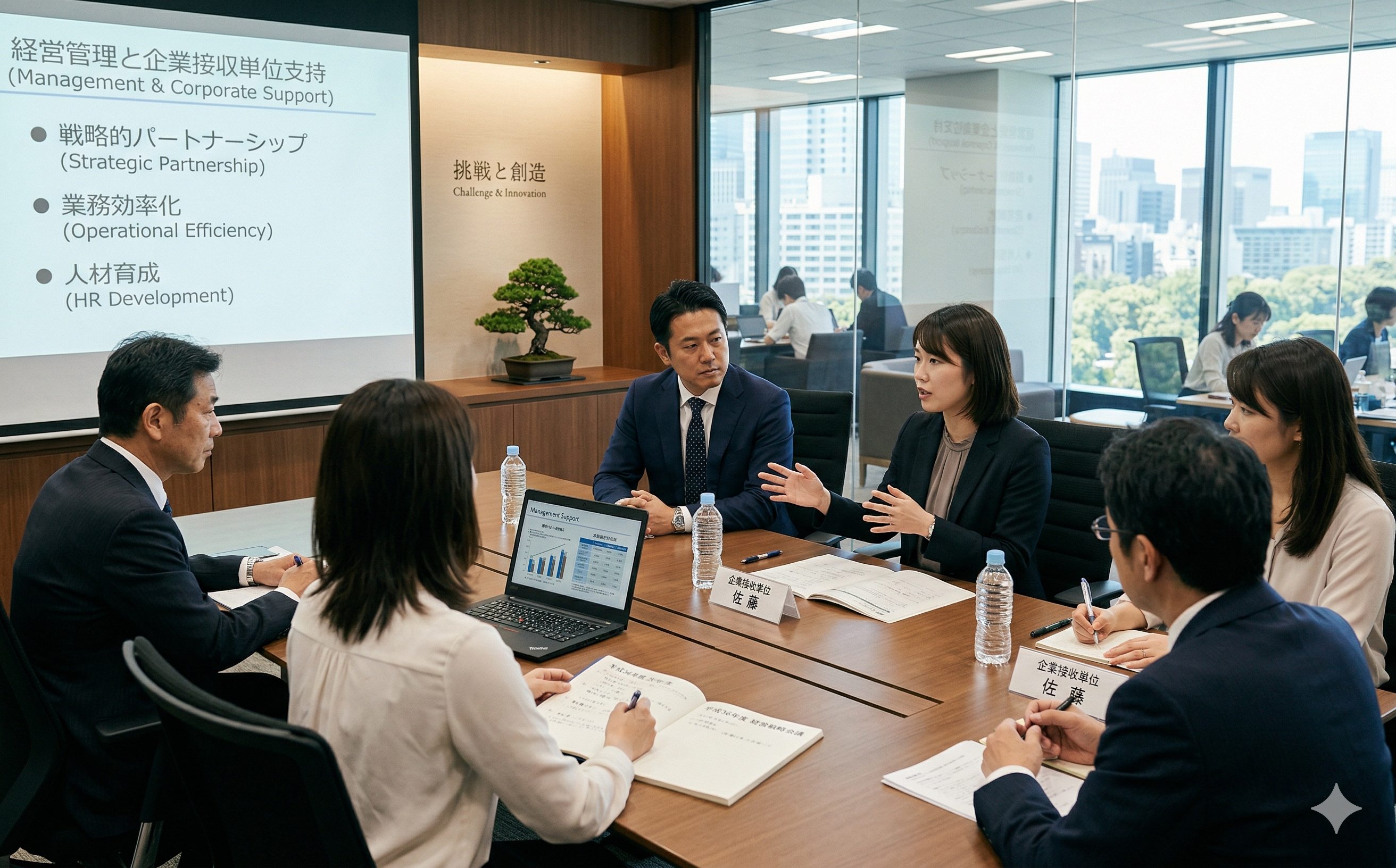 经营管理与企业接收单位支持服务场景